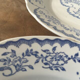 4 old flat plates
