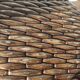 Vintage woven rattan basket - Traditional Asian wickerwork