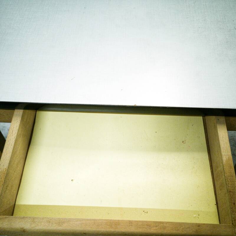 Vintage wood and Formica table