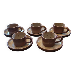 Service de 5 tasses et