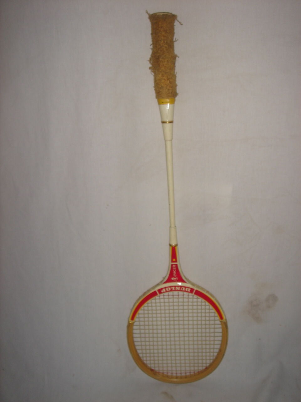 Old Dunlop Racer wooden squash racket from 1970