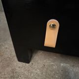 Commode parisienne noire relookée