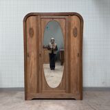 Art Deco oak wardrobe (renovated)