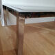 Chrome metal, brass and smoked glass coffee table to taste like Willy Rizzo