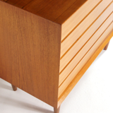 Commode basse garçon rétro vintage danois en teck des années 60