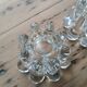 Set of 2 glass candle holders, Reims