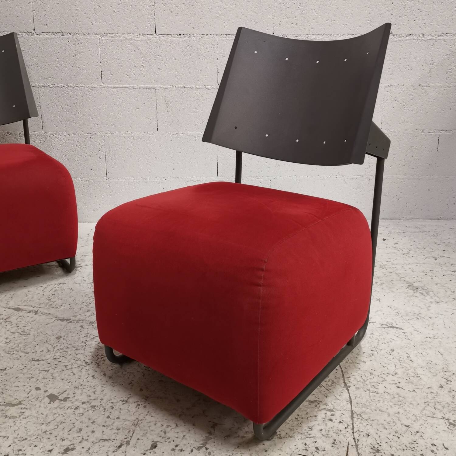 Pair of Oscar armchairs, design Harri Korhonen, Inno edition, 1990