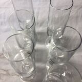Ensemble de 6 flûtes à champagne vintage