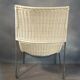 Wicker lounge chair