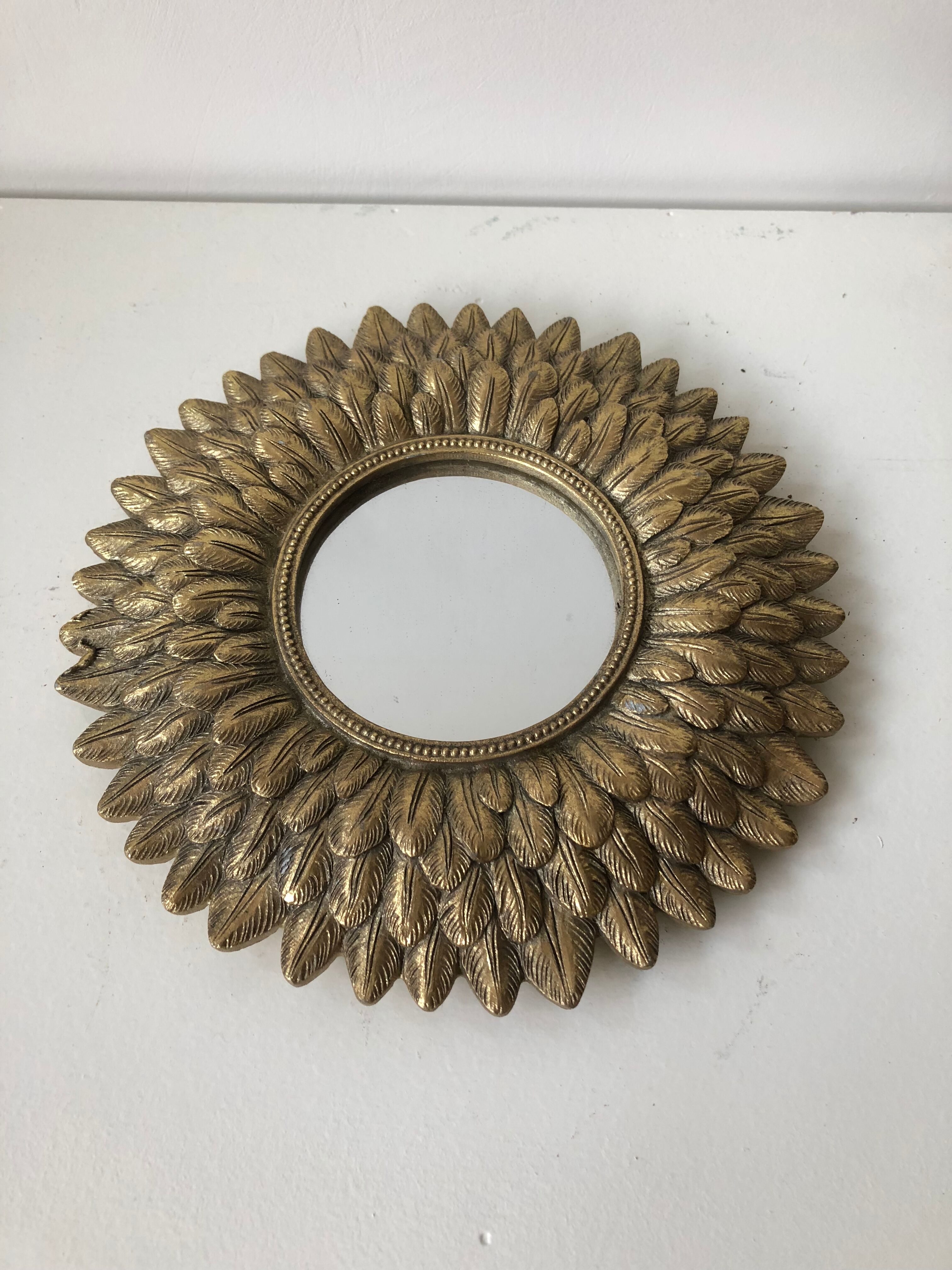 Vintage sun mirror 22x22cm
