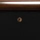 Walnut, metal and leather buffet by Hans von Klier “Il Ponte” for Skipper, 1970s.