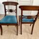 Pair of mahogany chairs XIXth century