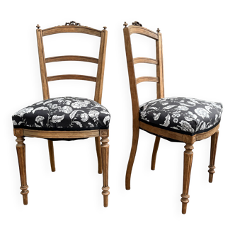 Old upholstered chairs