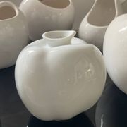 Set of 6 vintage ceramic fruit vases/cachepots