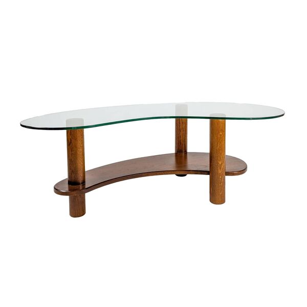 Table basse de forme libre, design français, 1960