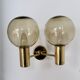 Pair of wall lamp by Hans-Agne Jakobsson for Markaryd, Sweden