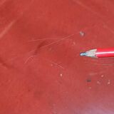 70s glass and brass coffee table