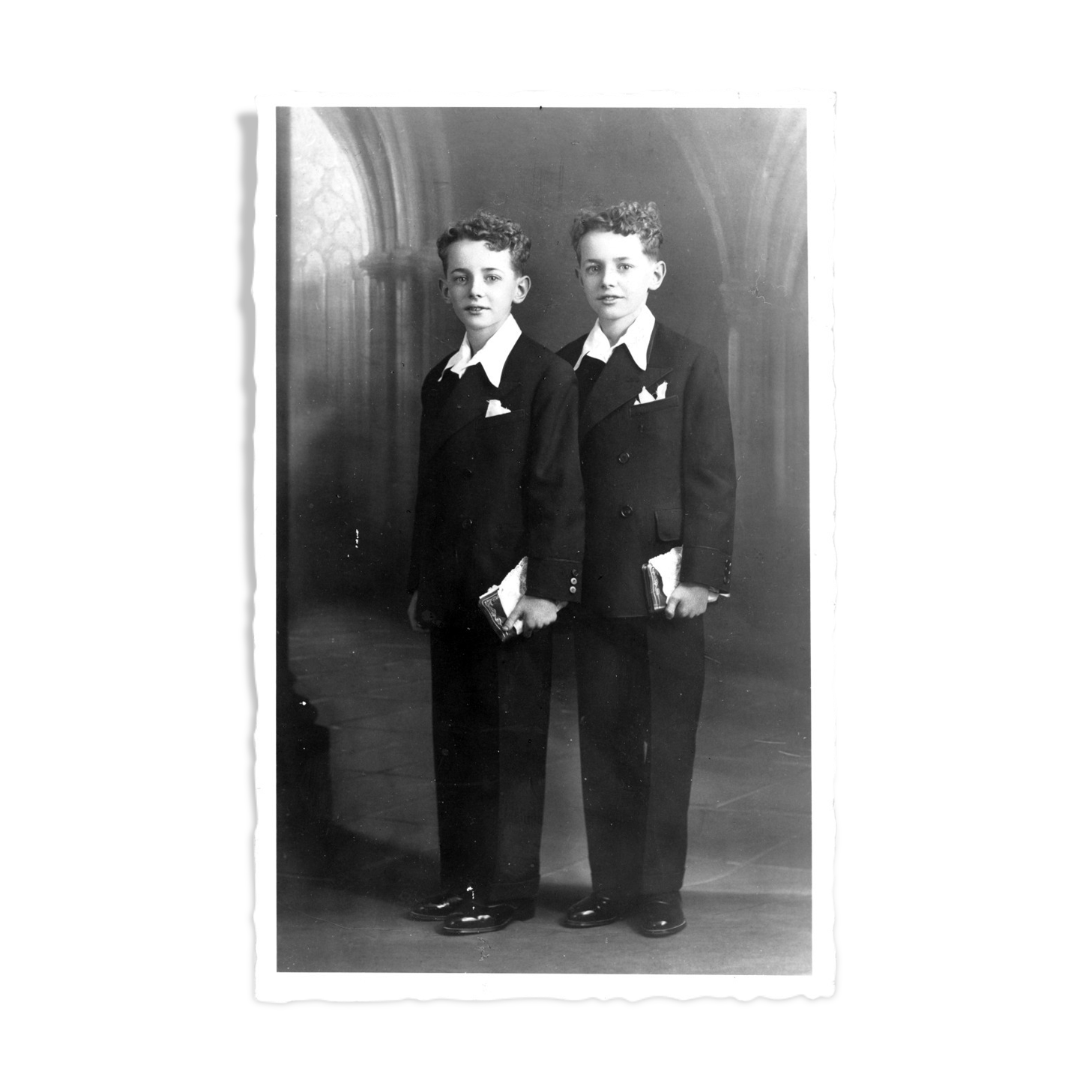 Photographie ancienne des jumeaux