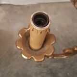 Old bronze chandelier