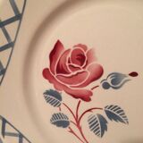 Suite of 9 dessert plates "Badonvillers"