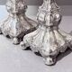Antique Pair of Candle Holder Silver Rococo Style Candlesticks, 1900s Home Decor
