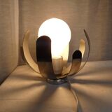 Oxar lamp by Jocelyne Trocme Design 1970 in aluminum