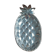 Vide poche en métal argenté forme ananas