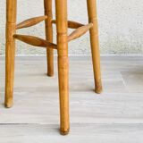 VINTAGE Solid Wood High STOOL