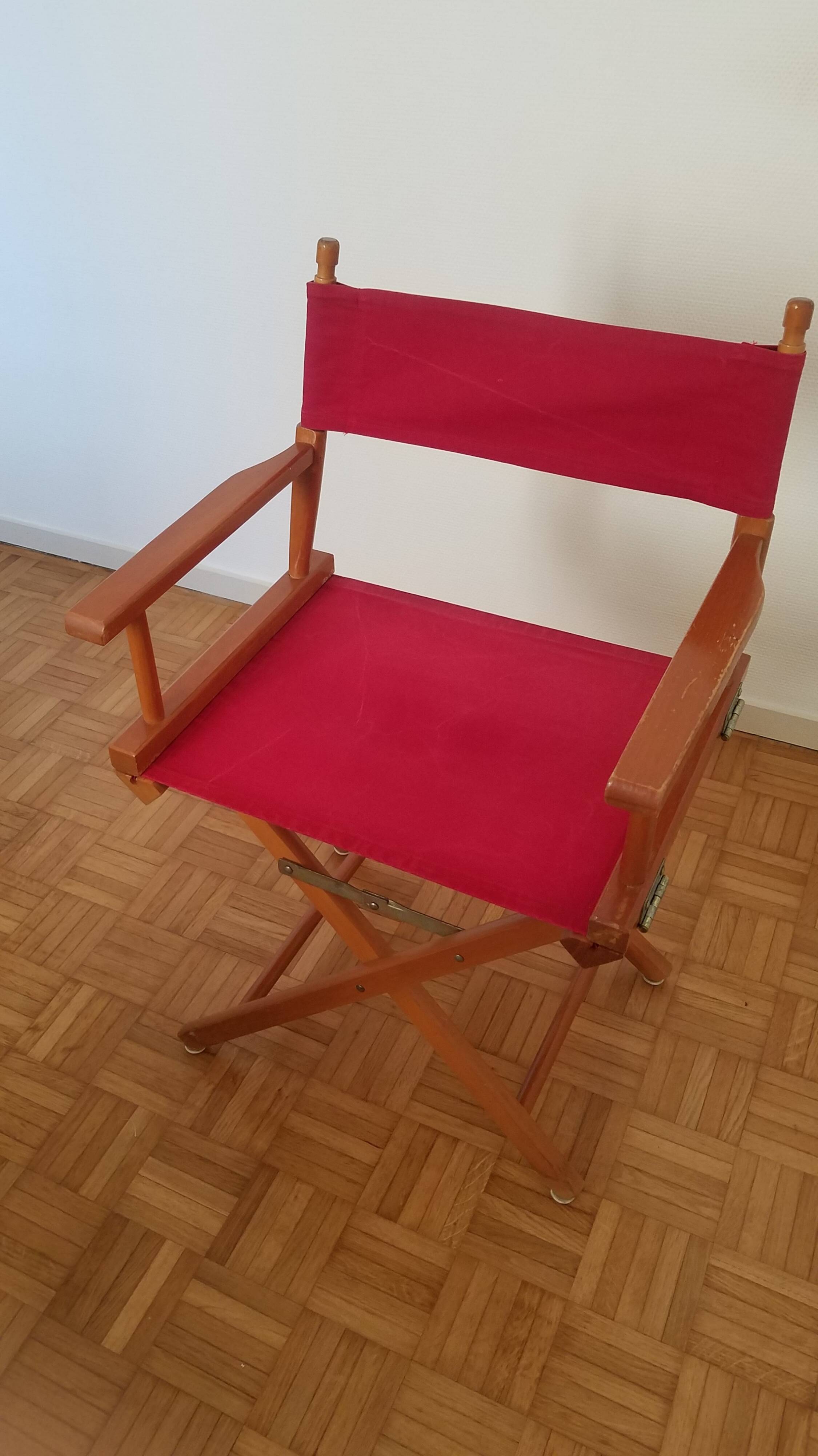 Vintage folding director's chair