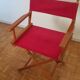 Vintage director's folding chair.