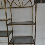 Brass imitation bamboo store display stand