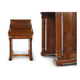 Architect's table Féret in walnut