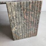 Italian Marble Eye Shaped Coffee Table 1970s