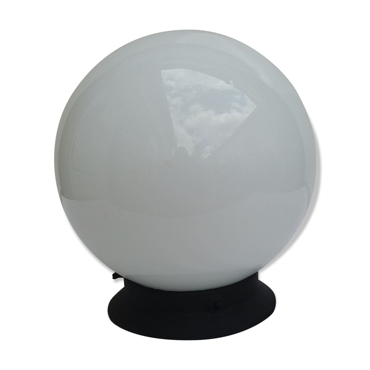 Opaline glass ball ceiling light