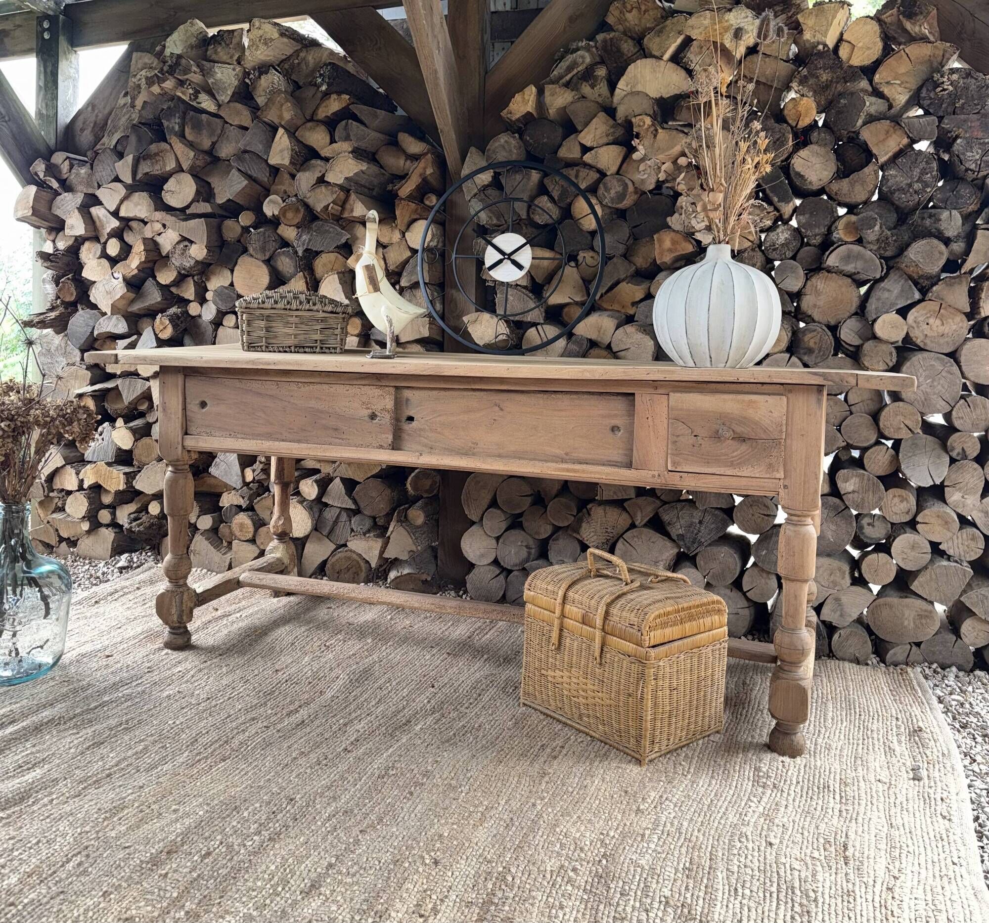 Work table or renovated antique draper's table