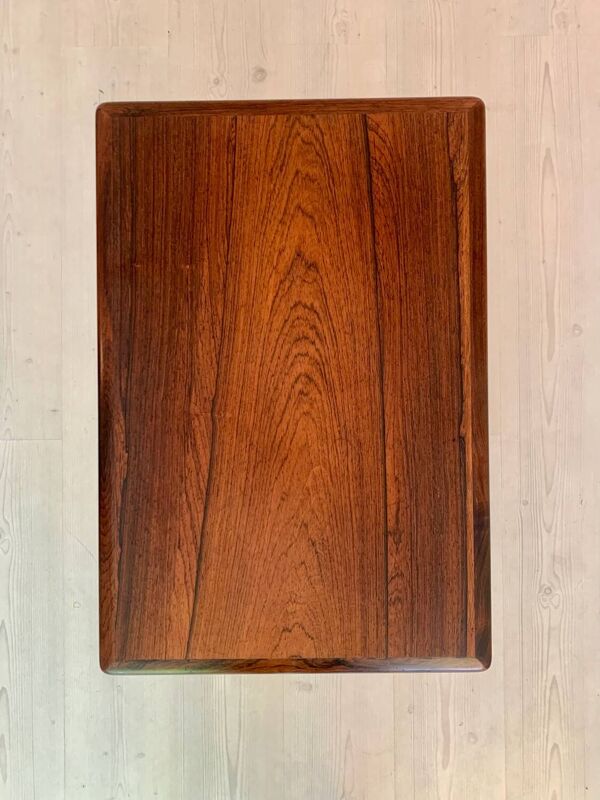 Suite de 3 tables gigognes en palissandre par Kai Kristiansen années 60