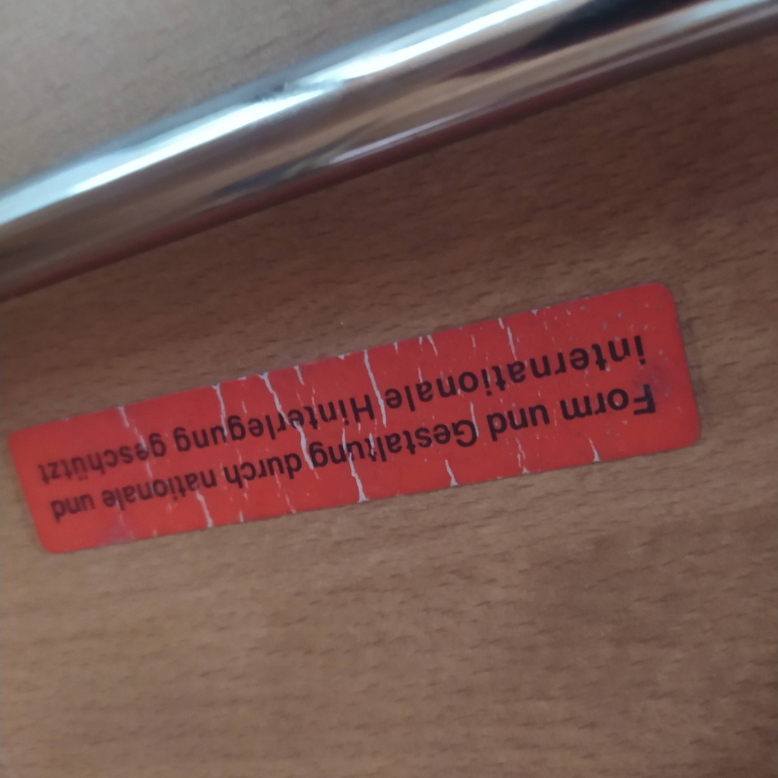 Folding drinks trolley from the 1970s, made in Germany