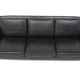 Scandinavian 3-seater leather sofa, Sweden, 1960s