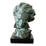 Beetoveen bronze mask
