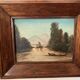 Paire tableaux paysage