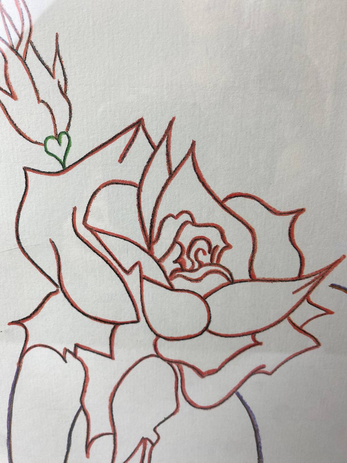 Lithograph by Jean Cocteau