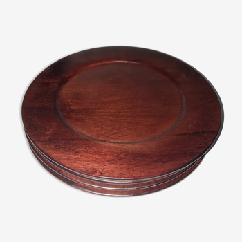 Wooden presentation plates