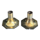 Pair of vintage Italian gold wall sconces