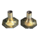 Pair of vintage Italian gold wall sconces