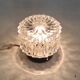 Molded glass ceiling or wall light - 60s/70s