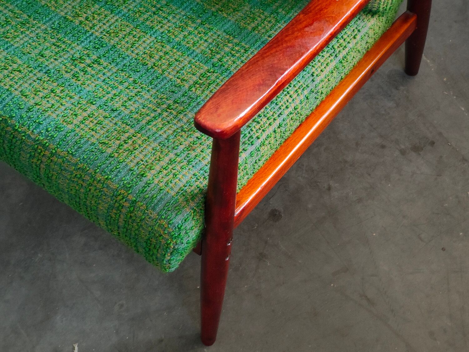 Pair of green armchairs by Jiri Jiroutek for Interier Praha 1960
