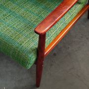 Pair of green armchairs by Jiri Jiroutek for Interier Praha 1960
