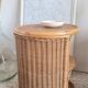 Pair of wicker bedside tables circa the 1970s.