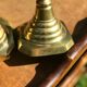 English brass candlesticks