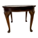 Queen Anne Style Burr Walnut Round Coffee Table by Cameo (Circa 1960)